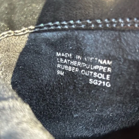 Michael Kors Kincaid Black Leather Studded Moto Boots Women’s Size 9M - Picture 11 of 13